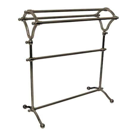 Kingston Brass SCC2288 Pedestal Y-Type Towel Rack, Brushed Nickel SCC2288